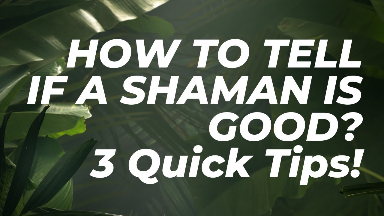 How to tell if a Shaman is good? 3 quick tips!